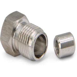 ENERPAC 43701 Gland Nut With Sleeve, 3/8 Inch Cone | CM9HCL