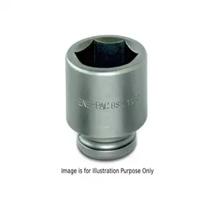 ENERPAC BSH15156 Socket, 6 Point, Standard, 1.5 Inch Square Drive, 1-9/16 Inch Size | CM9HKL