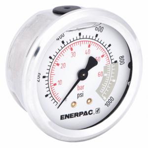 ENERPAC G2531R Hydraulic Pressure Gauge, 2.50 Inch Face, Glycerine Filled, 1000 Max. Psi | AD6MRL 46C569