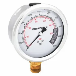 ENERPAC G4039L Pressure Gauge 0 To 10000 Psi 4 Inch 1/2in | AE7NAX 5ZL41