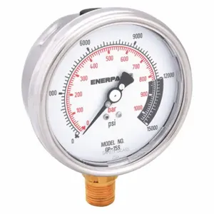 ENERPAC GP15S Pressure Gauge 0 To 15000 Psi 4 Inch 1/2in | AD6MRU 46C578