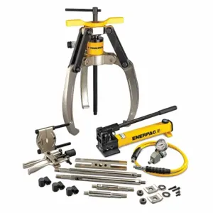 ENERPAC LGHMS324H Hydraulic Master Puller Set, 3 Jaw, 24T, Hand Pump | CM9KGM