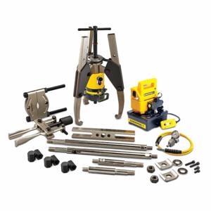 ENERPAC LGHMS364EB Hydraulic Master Puller Set, 3 Jaw, 64T, E Pump, 115V | CM9KGP