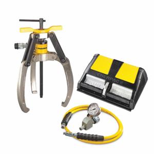 ENERPAC LGHS314A Puller, Lock Grip Hydraulic Set, 3 Jaw, 14T, Air Pump | CM9KHF