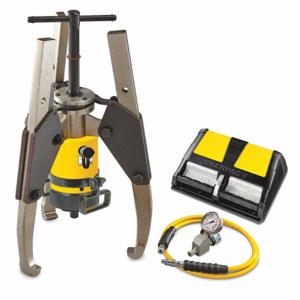 ENERPAC LGHS364A Puller, Lock Grip Hydraulic Set, 3 Jaw, 64T, Air Pump | CM9KHP