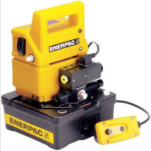 ENERPAC PUD1100B Wirtschaftliche elektrische Hydraulikpumpe, zwei Geschwindigkeiten, Ablassventil, 115 V, einfachwirkende Zylinder | AG6RMV 46C554