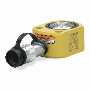 ENERPAC RSM-200 Low Height Hydraulic Cylinder, 22.1 Tons, 0.44 Inch Stroke | AC9UKH 3KD56