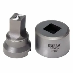 ENERPAC SPD639 Oblong Punch And Die Set, 3/8 Inch Bolt Size, Square | AH9ZAJ 46C551