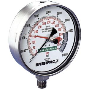 ENERPAC T6011L Manometer, 50000 PSI | CM9LYW