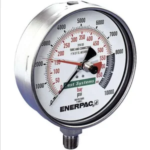 ENERPAC T6002L Pressure Gauge, 5000 PSI | CM9LYT