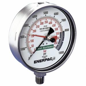 ENERPAC T6003L Test System Gauge, Alloy Steel, 10000 Max. Psi | AA8KUG 18Y551