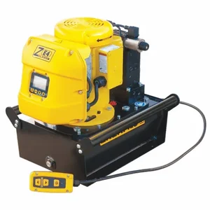 ENERPAC ZE4410SB Electric Hydraulic Pump, 4/3 Solenoid Valve, 2.5 Gallon Usable Oil, 10000 PSI | AF8KRB 26VZ13