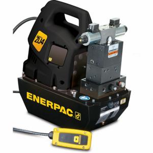 ENERPAC ZU4420SB Electric Hydraulic Pump, Pro, 4/3 Solenoid Valve, LCD Display, 115V, 5 Gallon Usable Oil | AF8KNJ 26VY50