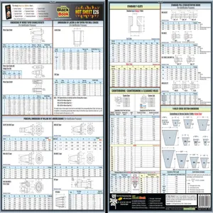 ENGINEERS BLACK BOOK EBB-HSE26 Engineering Tech Sheet Morse Taper Shank | AE3GVR 5DFE6