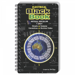 ENGINEERS BLACK BOOK ELBB-AUST-NZ-2ED Electrical Black Book, 2. Auflage, Taschenformat, Australisch/Neuseeland | CH9CQG ELBB2-AUST/NZS