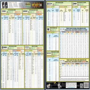 ENGINEERS BLACK BOOK FBB-HSF09 Fastener Black Book, Hot Sheet F09 | CH9MXJ