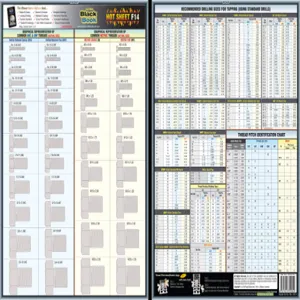 ENGINEERS BLACK BOOK FBB-HSF14 Fastener Tech Sheet Unc/unf Threads | AE3GWA 5DFF4