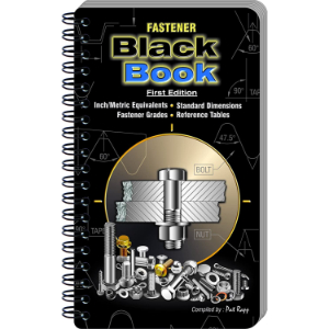 ENGINEERS BLACK BOOK FBB-USA-ESP Fastener Black Book, 1st Edition, Metric Type, Spanish, Pocket Size | CD4RDM