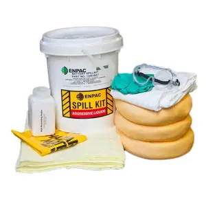 ENPAC 1305-BAT Battery Acid Spill Kit, 5 Gallon Capacity | CF3GQG