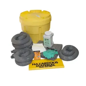 ENPAC 1320-YE Overpack Salvage Drum Spill Kit, Universal, 20 Gallon Capacity | CF3GVE