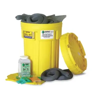 ENPAC 1330-YE Overpack Salvage Drum Spill Kit, Universal, 30 Gallon Capacity | CF3GUV