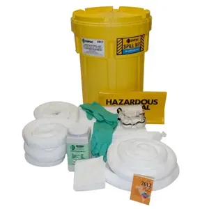 ENPAC 1332-YE Overpack Salvage Drum Spill Kit, Oil Only, 30 Gallon Capacity | CF3GUW