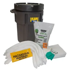 ENPAC 1397KO-BD Wheeled Poly-SpillPak Drum Spill Kit, 95 Gallon Capacity, Oil Only | CF3FXL