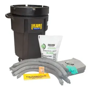 ENPAC 1397KU-BD Wheeled Poly-SpillPak Drum Spill Kit, 95 Gallon Capacity, Universal | CF3FXK