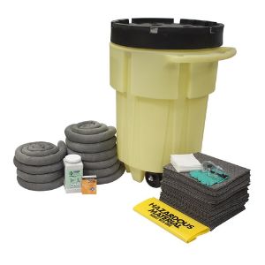 ENPAC 1497-YE Wheeled Poly-SpillPack Spill Kit, Universal, 95 Gallon Capacity | CF3GRH