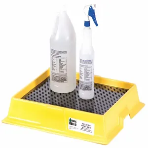 ENPAC 5248-YE Spill Tray Black / Yellow 2.5 Gallon Hdpe | AC4ZUF 31DL83