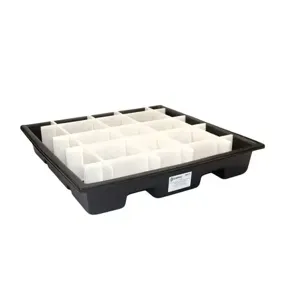 ENPAC 5394-BK Cross-Contain Spill Pallet, 4-Drum | CF3GPN