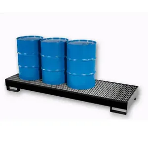 ENPAC 9005-BD Inline Steel Spill Pallet, 4-Drum | CF3GJC