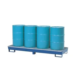 ENPAC 9005-BU Inline Spill Pallet, Steel, 4-Drum | CF3GJE