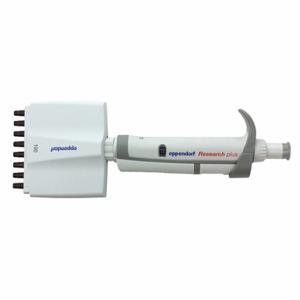 EPPENDORF 3125000010 Pipette, 8-Channel 0.5 to 10uL, 8 Channel | CP4HTL 44C781