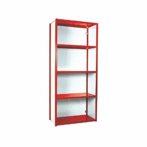 EQUIPTO 673-7S-RD Shelving Unit, 18 Inch Depth x 36 Inch Width x 84 Inch Height, 7 Shelves, Red, Steel | CM7YCQ