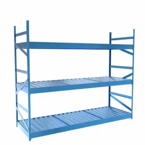 EQUIPTO 1015D62S-RB Bulk Rack With Decking, Starter, Light-Duty, 72 Inch x 24 Inch x 60 in, Ribbed Steel | CP4HWX 36F985