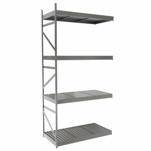 EQUIPTO 1018D42A-RB Bulk Rack With Decking, Add-On, Light-Duty, 48 Inch x 24 Inch x 96 in, Ribbed Steel | CP4HTZ 36G010