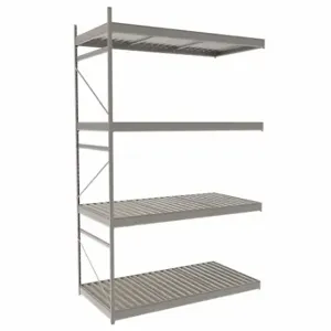 EQUIPTO 1018D50A-PY Bulk Rack With Decking, Add-On, Light-Duty, 60 Inch x 30 Inch x 96 in, Ribbed Steel | CP4HUT 36F976