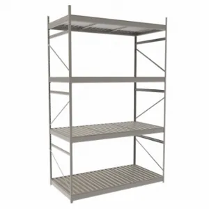 EQUIPTO 1018D50S-PY Bulk Rack With Decking, Starter, Light-Duty, 60 Inch x 30 Inch x 96 in, Ribbed Steel | CP4HWN 36F940