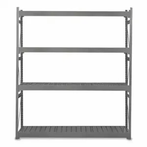 EQUIPTO 1018D50S-RD Bulk Rack With Decking, Starter, Light-Duty, 60 Inch x 30 Inch x 96 in, Ribbed Steel | CP4HXN 36F942