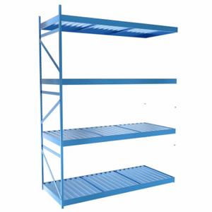 EQUIPTO 1018D60A-RB Bulk Rack With Decking, Add-On, Light-Duty, 72 Inch x 30 Inch x 96 in, Ribbed Steel | CP4HVJ 36F945