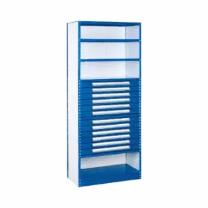 EQUIPTO 4203DN-RB Metal Shelving, Standalone, Heavy-Duty, 36 x 18 Inch Size, 84 Inch Overall Ht, 4 Shelves | CP4JAH 36F804