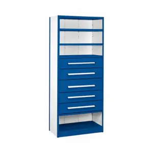 EQUIPTO 4206DN-RB Metal Shelving, Standalone, Heavy-Duty, 36 x 18 Inch Size, 84 Inch Overall Ht, 4 Shelves | CP4JAE 36F892