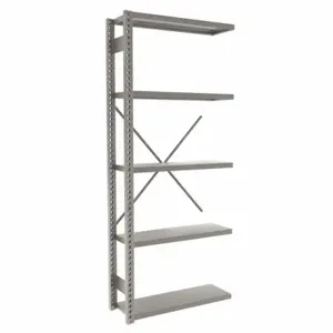 EQUIPTO 661-5A-PY Metal Shelving, Add-On, Heavy-Duty, 36 x 12 Inch SIze | CP4HXY 36G126