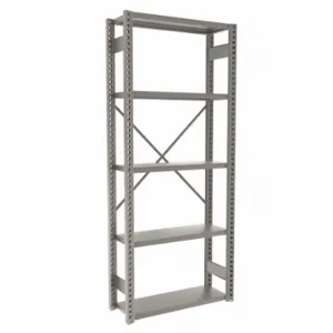 EQUIPTO 661-5S-PY Metal Shelving, Starter, Heavy-Duty, 36 x 12 Inch SIze | CP4JAM 36G118