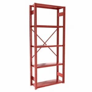 EQUIPTO 661-5S-RD Metal Shelving, Starter, Heavy-Duty, 36 x 12 Inch SIze | CP4JAL 36G120