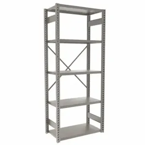 EQUIPTO 663-7S-PY Metal Shelving, Starter, Heavy-Duty, 36 x 18 Inch Size | CP4JBY 36G077