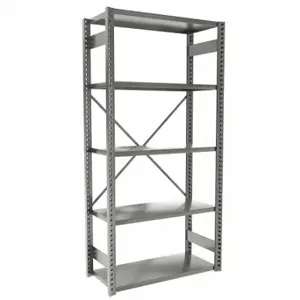 EQUIPTO 663Y5S-GY Metal Shelving, Starter, Heavy-Duty, 42 Inch x 18 in | CP4JBU 36G056