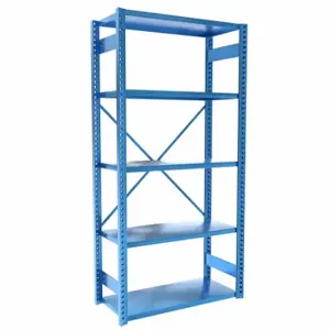 EQUIPTO 663Y5S-RB Metal Shelving, Starter, Heavy-Duty, 42 Inch x 18 in | CP4JBQ 36G058