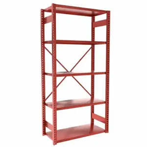 EQUIPTO 663Y5S-RD Metal Shelving, Starter, Heavy-Duty, 42 Inch x 18 in | CP4JBW 36G059